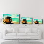 Wallity Pintura Decorativa de Vidrio Templado 46 x 72 cm